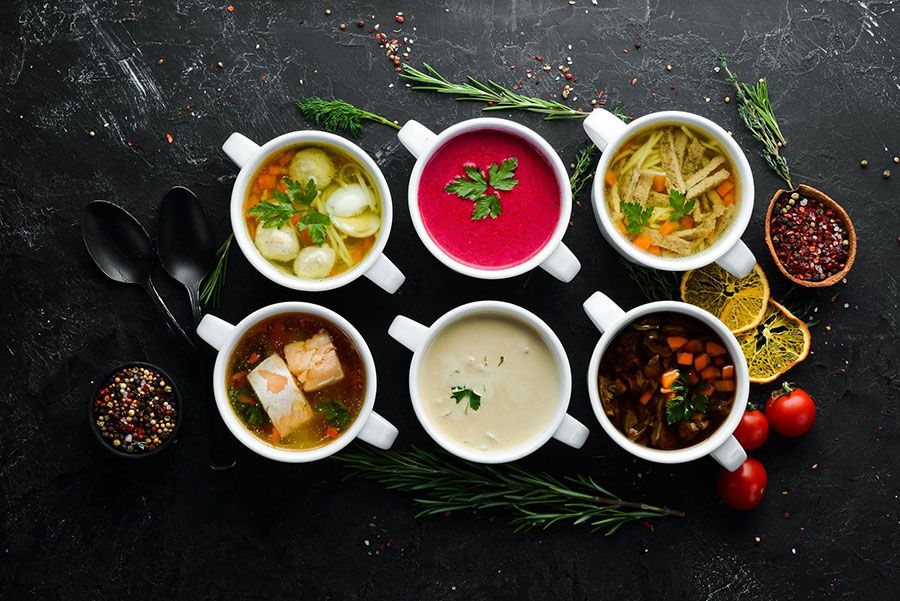 دستور پخت انواع سوپ ها